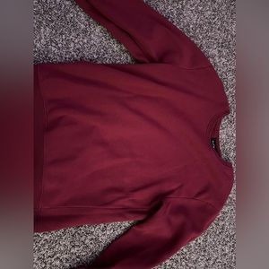 Used red sweatshirt